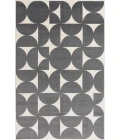 Loomaknoti Tecopa Sevella Gray/White ETR07GRW60 6 ft. 7” X 9 ft. 2” Rectangle Rug