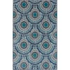 Loomaknoti Tecopa Ferley Blue/Green ETR04GB85 9 ft. 10 in. X 12 ft. 10 in. Rectangle Rug