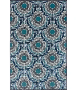 Loomaknoti Tecopa Ferley Blue/Green ETR04GB85 9 ft. 10 in. X 12 ft. 10 in. Rectangle Rug