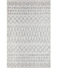 Loomaknoti Kissandrah Barzenski Cream/Gray EKI007 5 ft. 3 in. X 7 ft. 3 in. Rectangle Rug