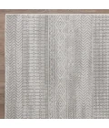 Loomaknoti Breyleigh Canderz Cream/Gray EB008 9 ft. 10 in. X 12 ft. 10 in. Rectangle Rug