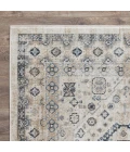Loomaknoti Kehleigh Awester Cream/Blue EK018 3 ft. 3 in. X 5 ft. 3 in. Rectangle Rug