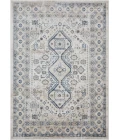 Loomaknoti Kehleigh Awester Cream/Blue EK018 3 ft. 3 in. X 5 ft. 3 in. Rectangle Rug