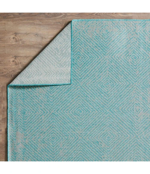 Loomaknoti Breyleigh Carzon Gray/Blue EB003 3 ft. X 5 ft. Rectangle Rug