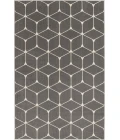 Loomaknoti Tecopa Shamid Gray/White ETR09GRW85 9 ft. 10 in. X 12 ft. 10 in. Rectangle Rug