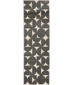 Loomaknoti Tecopa Sevella Gray/White ETR07GRW12 2 ft. X 6 ft. 7 in. Rectangle Rug