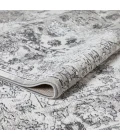 Loomaknoti Aysal Alazah Cream/Gray EAY001 4 ft. X 6 ft. Rectangle Rug