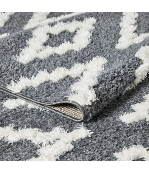 Loomaknoti Vemoa Aslayn Blue/Cream EV002 2 ft.  X 3 ft.  Rectangle Rug