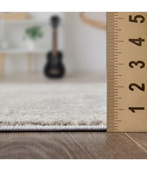 Loomaknoti Malanie Chantil Cream/Gray EM003 3 ft. 3 in. X 5 ft. 3 in. Rectangle Rug