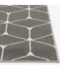 Loomaknoti Tecopa Shamid Gray/White ETR09GRW85 9 ft. 10 in. X 12 ft. 10 in. Rectangle Rug
