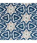 Loomaknoti Tecopa Kerin Blue/White ETR02BWH65 7 ft. 10 in. X 9 ft. 10 in. Rectangle Rug