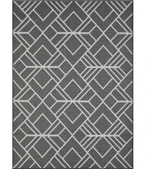 Loomaknoti Breyleigh Charske Gray/Cream EB002 3 ft. X 5 ft. Rectangle Rug