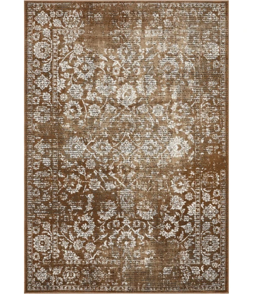 Loomaknoti Aysal Alazah Beige/Brown EAY001 3 ft. 3 in. X 5 ft. 3 in. Rectangle Rug