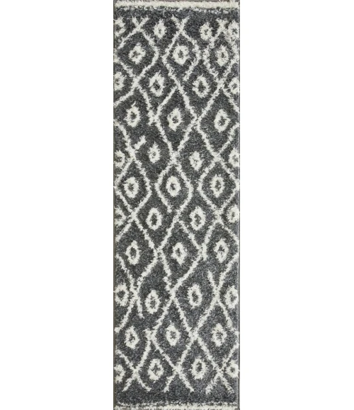 Loomaknoti Vemoa Avonako Blue/Cream EV003 2 ft.  X 6 ft. 7” Rectangle Rug