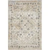 Loomaknoti Kehleigh Abrem Cream/Blue EK003 2 ft. X 3 ft. Rectangle Rug