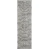Loomaknoti Rhane Alreka Gray/Cream ER022 2 ft. X 6 ft. 7 in. Rectangle Rug