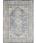 Loomaknoti Kehleigh Awester Blue/Cream EK018 7 ft. 10 in. X 9 ft. 10 in. Rectangle Rug