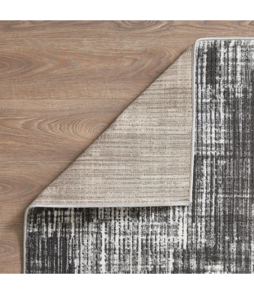 Loomaknoti Aysal Astern Gray/Cream EAY005 3 ft. 3 in. X 5 ft. 3 in. Rectangle Rug