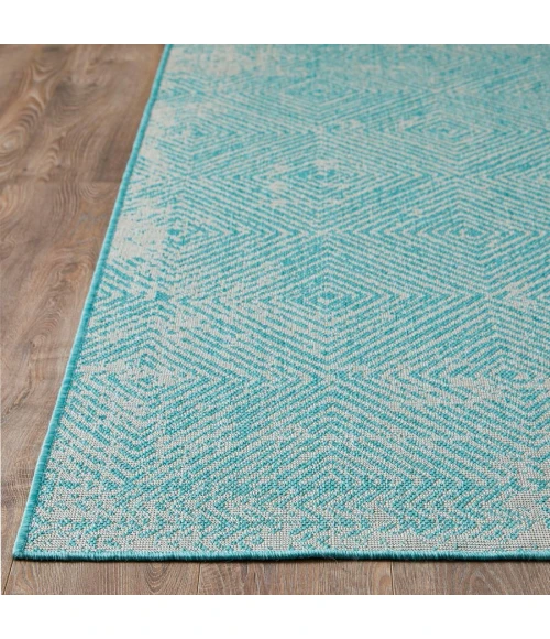 Loomaknoti Breyleigh Carzon Gray/Blue EB003 3 ft. X 5 ft. Rectangle Rug