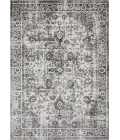 Loomaknoti Rhane Allory Gray/Cream ER014 6 ft. 7” X 9 ft. 2” Rectangle Rug