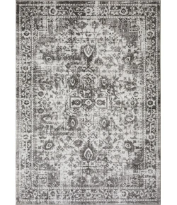 Loomaknoti Rhane Allory Gray/Cream ER014 6 ft. 7 in. X 9 ft. 2 in. Rectangle Rug