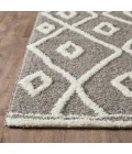 Loomaknoti Vemoa Avonako Gray/Cream EV003 2 ft.  X 6 ft. 7” Rectangle Rug