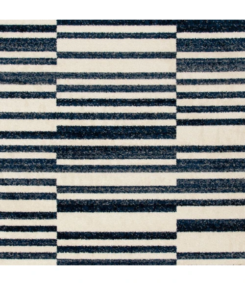 Loomaknoti Tecopa Varonika White/Blue ETR18WBL60 6 ft. 7” X 9 ft. 2” Rectangle Rug
