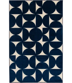 Loomaknoti Tecopa Sevella Blue/White ETR07BWH85 9 ft. 10 in. X 12 ft. 10 in. Rectangle Rug