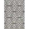 Loomaknoti Breyleigh Charske Cream/Gray EB002 7 ft. 10 in. X 9 ft. 10 in. Rectangle Rug