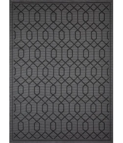 Loomaknoti Breyleigh Chendler Gray/Gray EB001 6 ft. 7 in. X 9 ft. 2 in. Rectangle Rug