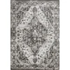 Loomaknoti Rhane Adleigh Cream/Gray ER012 6 ft. 7 in. X 9 ft. 2 in. Rectangle Rug