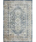 Loomaknoti Kehleigh Awester Blue/Cream EK018 4 ft. X 6 ft. Rectangle Rug