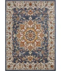 Loomaknoti Alsbrooke Amrenta Blue/Cream EA001 7 ft. 10 in. X 9 ft. 10 in. Rectangle Rug