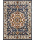 Loomaknoti Alsbrooke Amrenta Blue/Cream EA001 6 ft. 7 in. X 9 ft. 2 in. Rectangle Rug