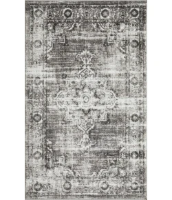 Loomaknoti Rhane Allinzie Cream/Gray ER021 3 ft. 3 in. X 5 ft. 3 in. Rectangle Rug