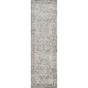Loomaknoti Rhane Valok Gray/Cream ER003 2 ft. X 6 ft. 7 in. Rectangle Rug