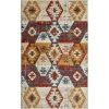 Loomaknoti Alsbrooke Bradin Cream/Orange EA003 3 ft. 3 in. X 5 ft. 3 in. Rectangle Rug