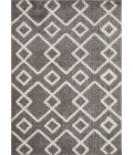 Loomaknoti Vemoa Adeta Gray/Cream EV001 6 ft. 7” X 9 ft. 2” Rectangle Rug