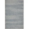 Loomaknoti Breyleigh Canderz Blue/Gray EB008 2 ft. X 3 ft. Rectangle Rug