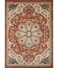 Loomaknoti Malanie Charler Red/Beige EM002 9 ft. 10 in. X 12 ft. 10 in. Rectangle Rug