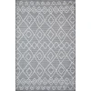 Loomaknoti Breyleigh Calvyn Gray/Cream EB004 4 ft. X 6 ft. Rectangle Rug