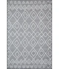 Loomaknoti Breyleigh Calvyn Gray/Cream EB004 4 ft. X 6 ft. Rectangle Rug