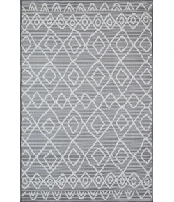 Loomaknoti Breyleigh Calvyn Gray/Cream EB004 4 ft. X 6 ft. Rectangle Rug