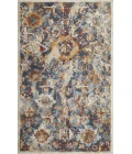 Loomaknoti Alsbrooke Amibell Blue/Cream EA002 3 ft. 3 in. X 5 ft. 3 in. Rectangle Rug