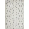 Loomaknoti Kissandrah Brynder Cream/Gray EKI001 3 ft. 3 in. X 5 ft. 3 in. Rectangle Rug