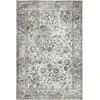 Loomaknoti Aysal Alazah Cream/Gray EAY001 4 ft. X 6 ft. Rectangle Rug