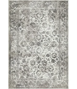 Loomaknoti Aysal Alazah Cream/Gray EAY001 4 ft. X 6 ft. Rectangle Rug