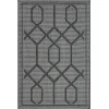Loomaknoti Breyleigh Chendler Gray/Gray EB001 2 ft. X 3 ft. Rectangle Rug