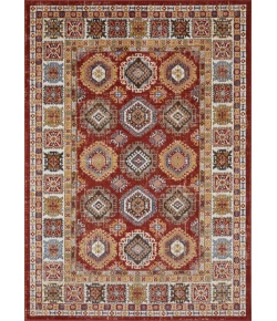 Loomaknoti Alsbrooke Delary Orange/Cream EA005 9 ft. 10 in. X 12 ft. 10 in. Rectangle Rug