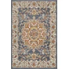 Loomaknoti Alsbrooke Amrenta Blue/Cream EA001 4 ft. X 6 ft. Rectangle Rug